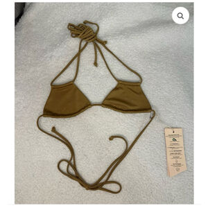 Women's Unbranded Bikini Top Size Unspecified Brown